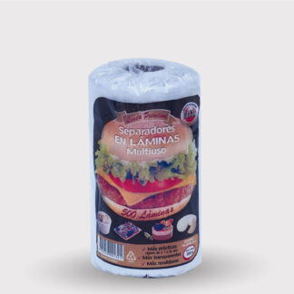 Lamina para hamburguesa en rollo Premium 500g 1000 laminas