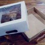 Caja torta blanco kraft a