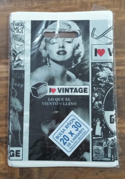 Bolsa riñon para regalo 20x30 vintage