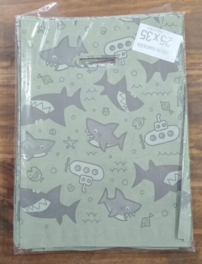 Bolsa riñon para regalo 25x35 tiburon