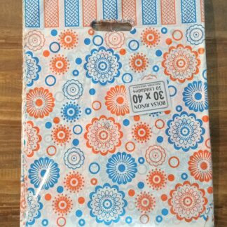 Bolsa riñon para regalo 30x40 Flores psic