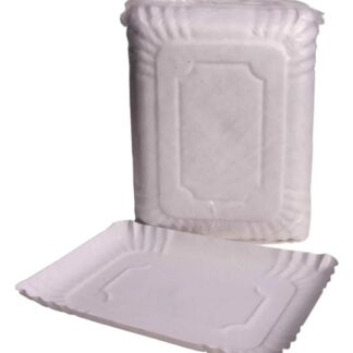 Bandeja de carton comun N3 blancas reforzadas x100