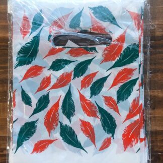 Bolsa riñon para regalo 15x20 plumas