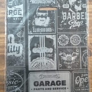 Bolsa riñon para regalo 30x40 carteles negros