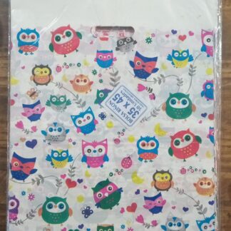 Bolsa riñon para regalo 35x45 lechusas
