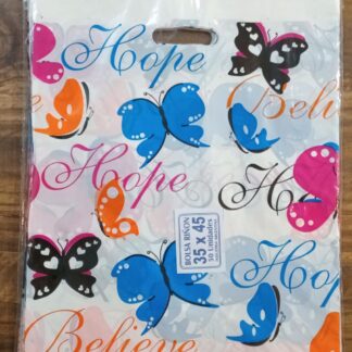 Bolsa riñon para regalo 35x45 mariposa